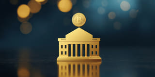 Journalistic image covering institutional interest in crypto ETFs
